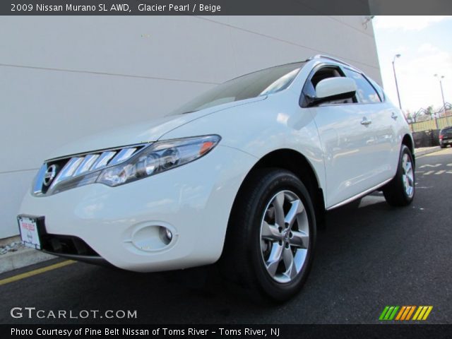2009 Nissan Murano SL AWD in Glacier Pearl