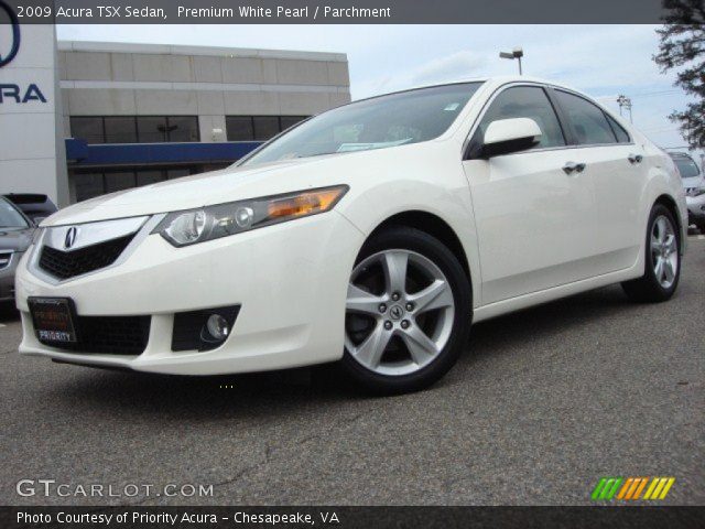 2009 Acura TSX Sedan in Premium White Pearl