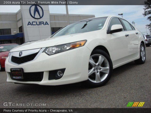2009 Acura TSX Sedan in Premium White Pearl