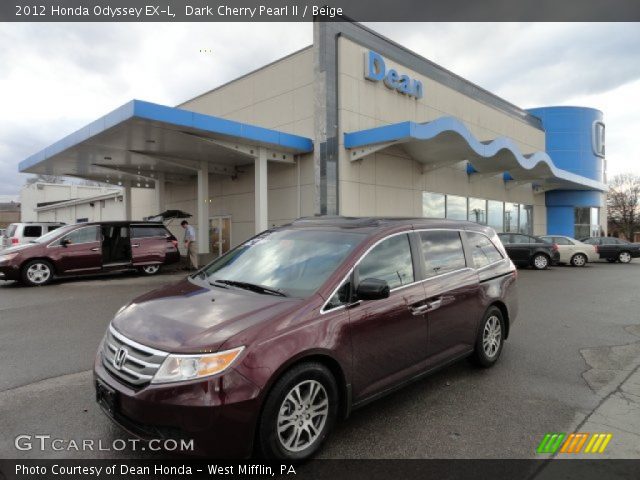 2012 Honda Odyssey EX-L in Dark Cherry Pearl II