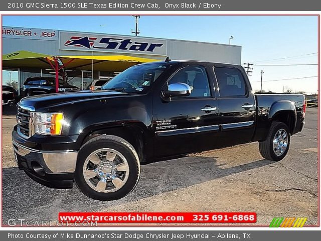 2010 GMC Sierra 1500 SLE Texas Edition Crew Cab in Onyx Black