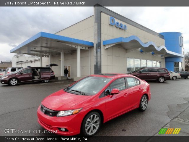2012 Honda Civic Si Sedan in Rallye Red