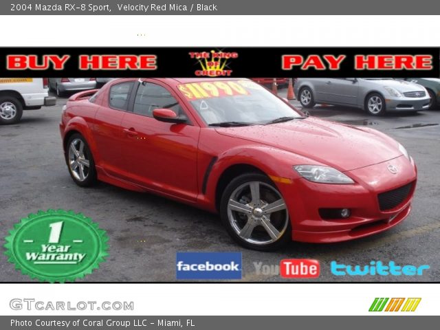 2004 Mazda RX-8 Sport in Velocity Red Mica