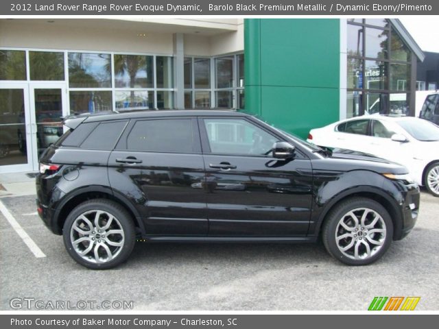 2012 Land Rover Range Rover Evoque Dynamic in Barolo Black Premium Metallic