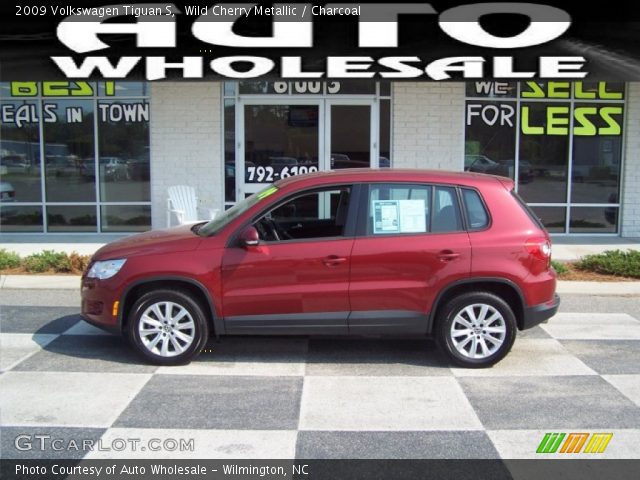 2009 Volkswagen Tiguan S in Wild Cherry Metallic