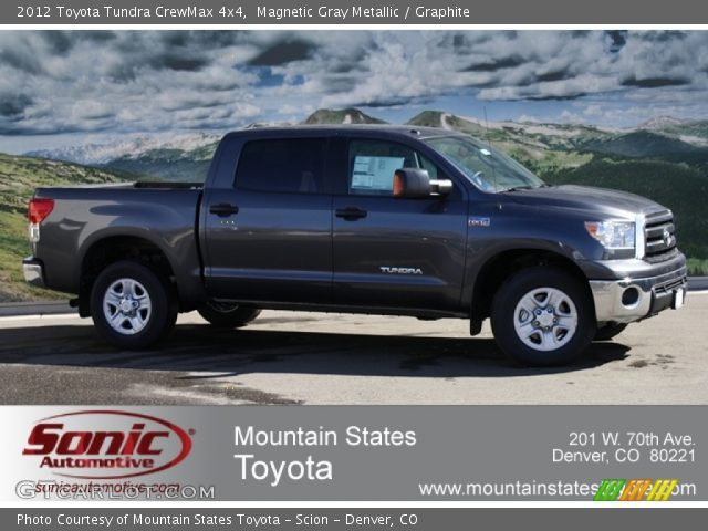 2012 Toyota Tundra CrewMax 4x4 in Magnetic Gray Metallic