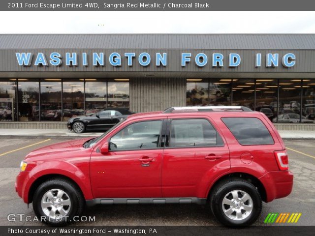2011 Ford Escape Limited 4WD in Sangria Red Metallic