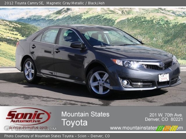 2012 Toyota Camry SE in Magnetic Gray Metallic
