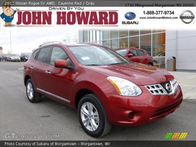 2012 Nissan Rogue SV AWD in Cayenne Red