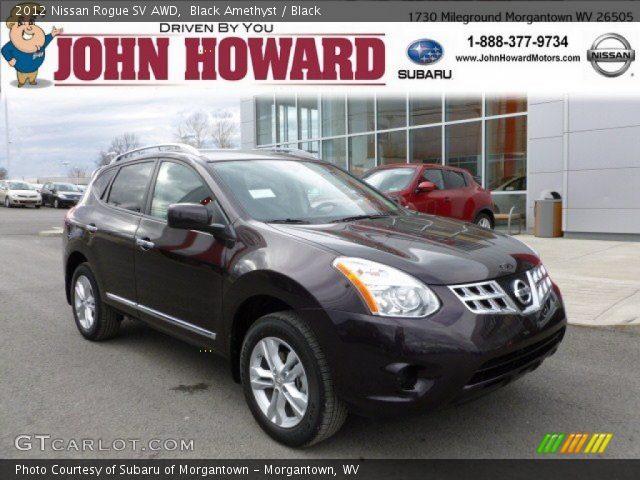 2012 Nissan Rogue SV AWD in Black Amethyst