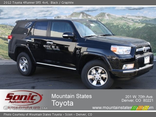 2012 Toyota 4Runner SR5 4x4 in Black