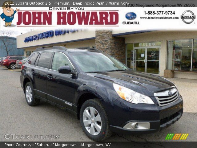 2012 Subaru Outback 2.5i Premium in Deep Indigo Pearl