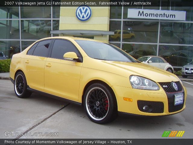 Vw Jetta Gli Fahrenheit. Fahrenheit Yellow 2007 Volkswagen Jetta GLI Fahrenheit Edition Sedan with Anthracite interior 2007 Volkswagen Jetta GLI Fahrenheit Edition Sedan in