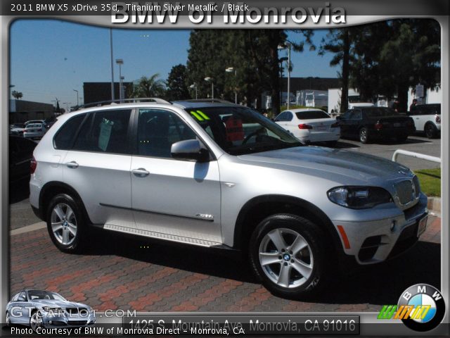 2011 BMW X5 xDrive 35d in Titanium Silver Metallic