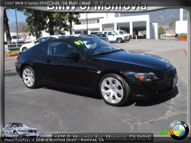 2007 BMW 6 Series 650i Coupe in Jet Black