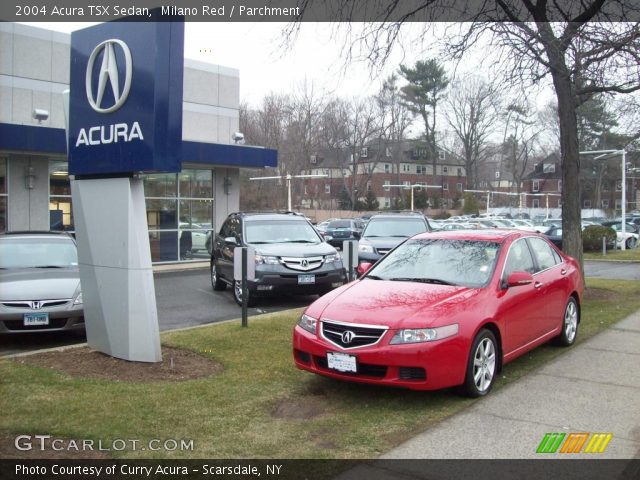 2004 Acura TSX Sedan in Milano Red