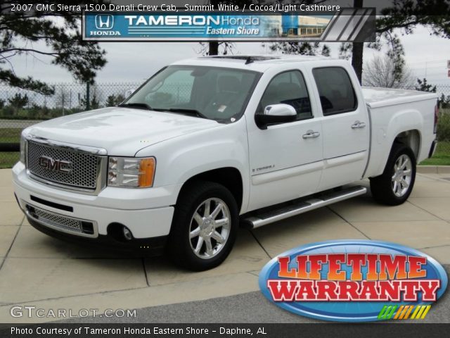 2007 GMC Sierra 1500 Denali Crew Cab in Summit White
