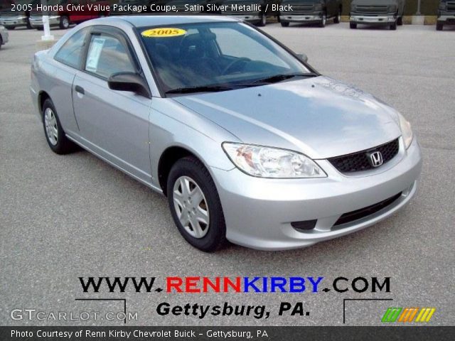 2005 Honda Civic Value Package Coupe in Satin Silver Metallic