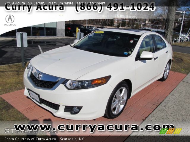 2009 Acura TSX Sedan in Premium White Pearl