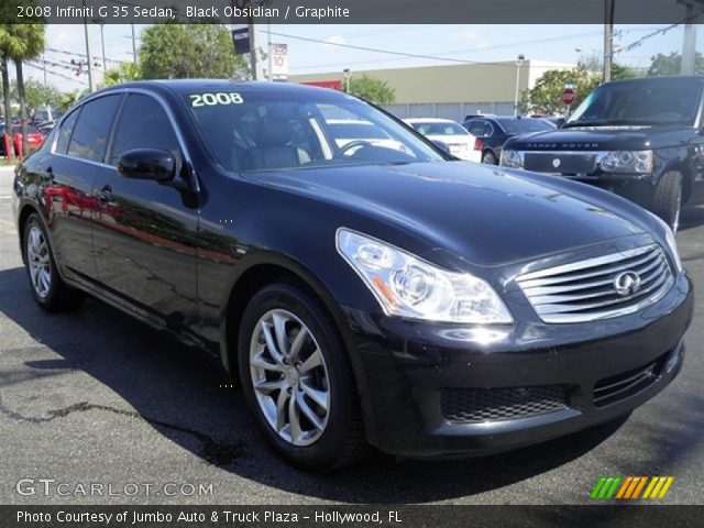 2008 Infiniti G 35 Sedan in Black Obsidian