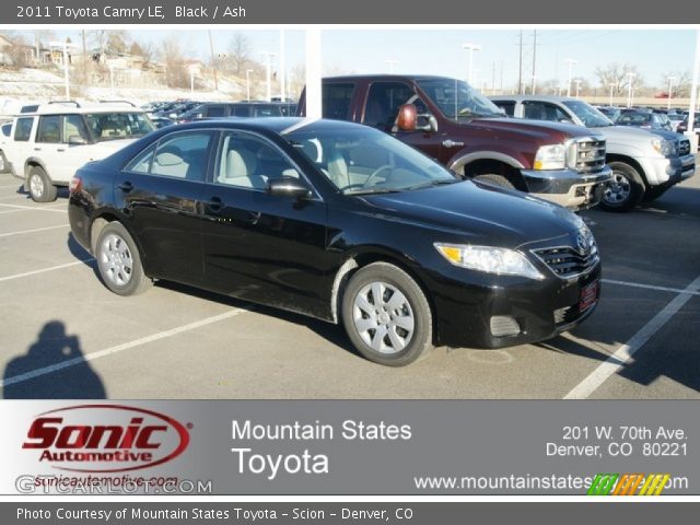 2011 Toyota Camry LE in Black