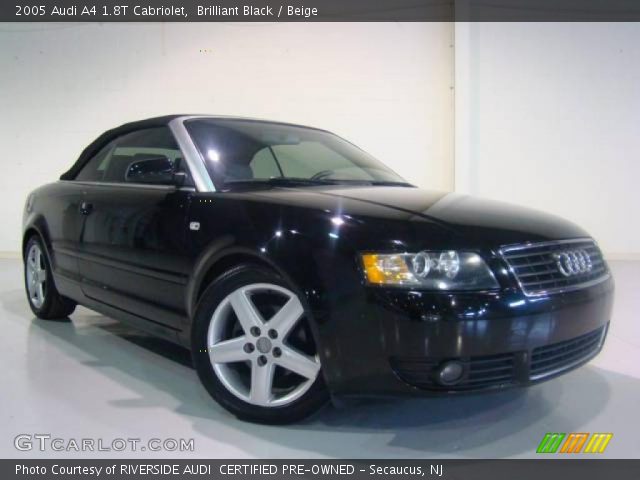 2005 Audi A4 1.8T Cabriolet in Brilliant Black