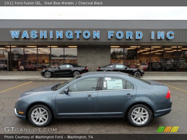 2012 Ford Fusion SEL in Steel Blue Metallic