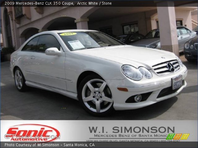 2009 Mercedes-Benz CLK 350 Coupe in Arctic White