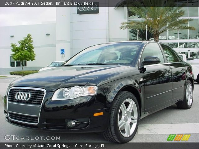 2007 Audi A4 2.0T Sedan in Brilliant Black