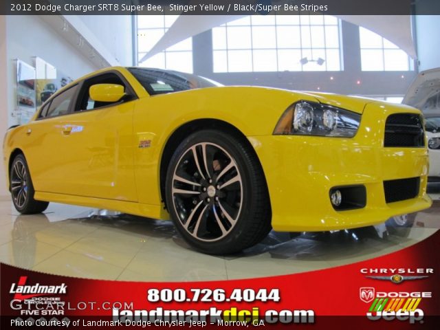 2012 Dodge Charger SRT8 Super Bee in Stinger Yellow