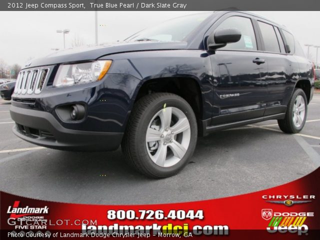 2012 Jeep Compass Sport in True Blue Pearl