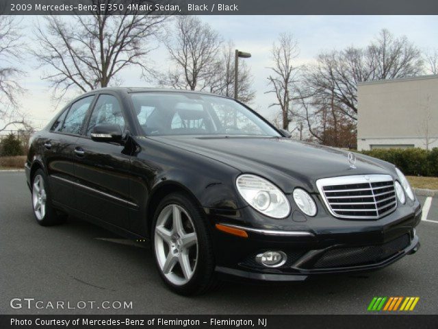 2009 Mercedes-Benz E 350 4Matic Sedan in Black