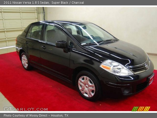 2011 Nissan Versa 1.8 S Sedan in Super Black