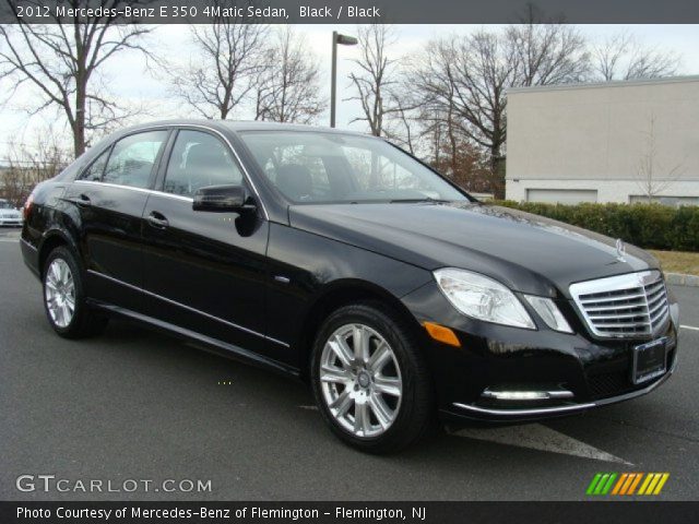 2012 Mercedes-Benz E 350 4Matic Sedan in Black