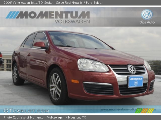2006 Volkswagen Jetta TDI Sedan in Spice Red Metallic