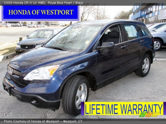 2009 Honda CR-V LX 4WD in Royal Blue Pearl