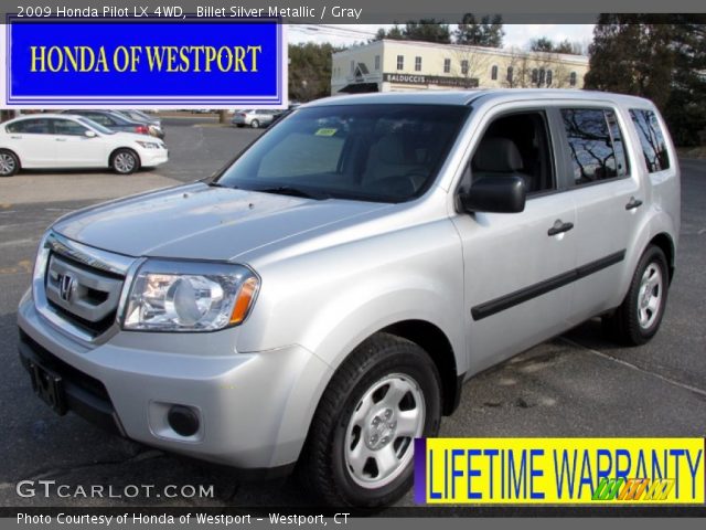 2009 Honda Pilot LX 4WD in Billet Silver Metallic