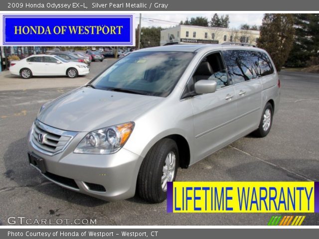 2009 Honda Odyssey EX-L in Silver Pearl Metallic