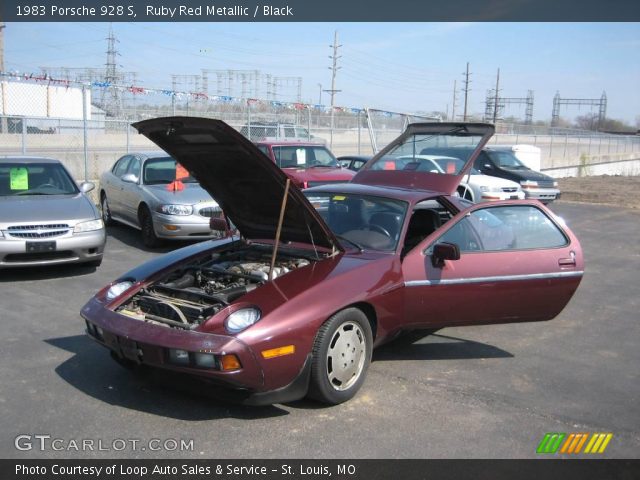 1983 Porsche 928 S in Ruby Red Metallic