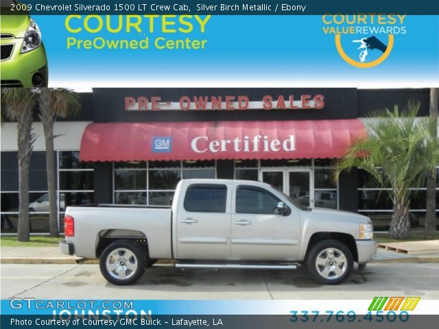 2009 Chevrolet Silverado 1500 LT Crew Cab in Silver Birch Metallic