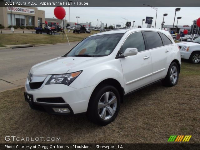 2011 Acura MDX  in Aspen White Pearl