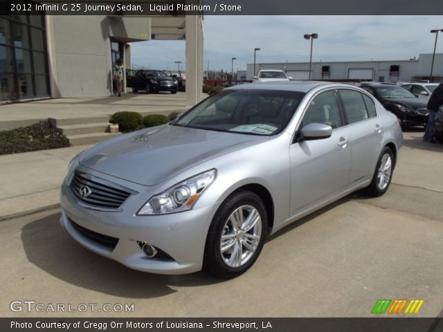 2012 Infiniti G 25 Journey Sedan in Liquid Platinum