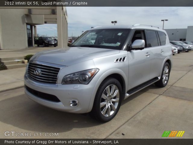 2012 Infiniti QX 56 in Liquid Platinum