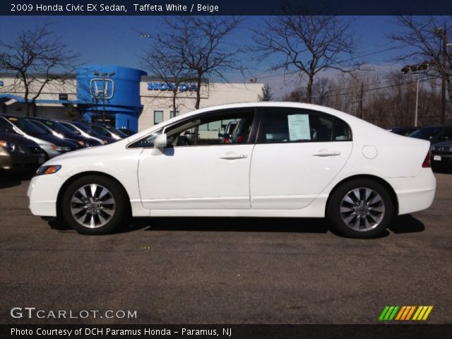 2009 Honda Civic EX Sedan in Taffeta White