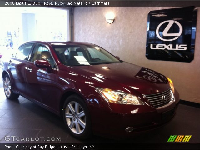 2008 Lexus ES 350 in Royal Ruby Red Metallic