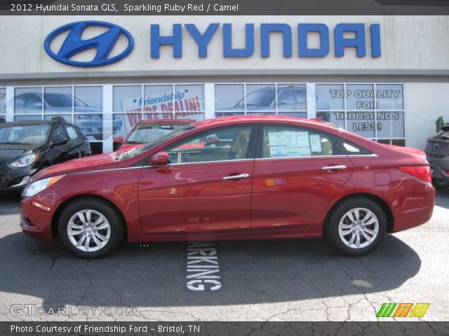 2012 Hyundai Sonata GLS in Sparkling Ruby Red
