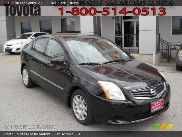 2012 Nissan Sentra 2.0 in Super Black