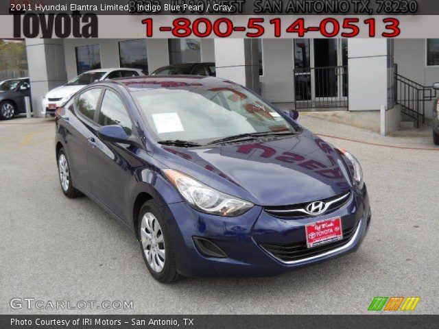 2011 Hyundai Elantra Limited in Indigo Blue Pearl
