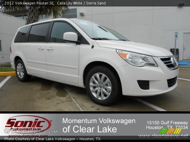 2012 Volkswagen Routan SE in Calla Lily White