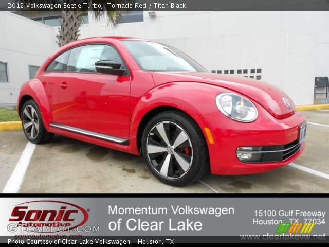 2012 Volkswagen Beetle Turbo in Tornado Red
